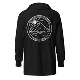 Hooded long-sleeve tee - Dark Monochrome