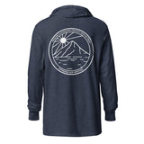 Hooded long-sleeve tee - Dark Monochrome