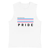 MCP Transgender Flag Muscle Shirt