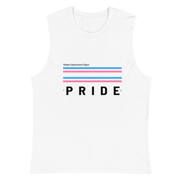 MCP Transgender Flag Muscle Shirt